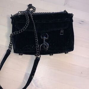 Rebecca Minkoff velvet crossbody bag